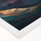 Premium Abstract Art Pieces – Teal & Plum Luxury Wall Decor