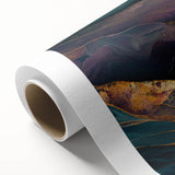 Premium Abstract Art Pieces – Teal & Plum Luxury Wall Decor