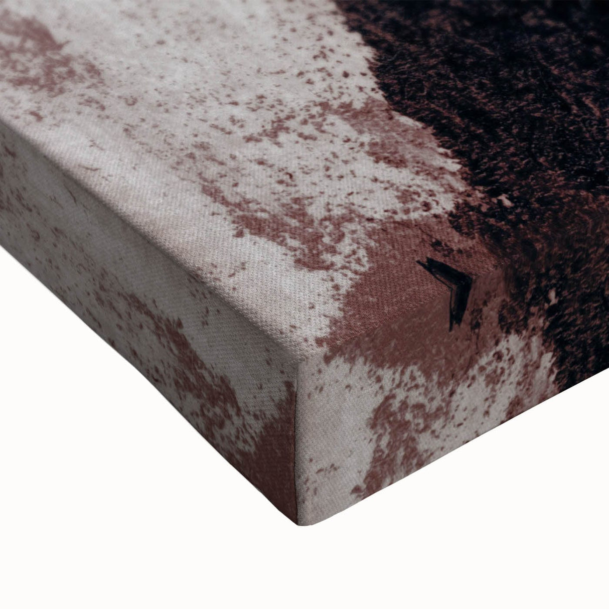 Earthen Harmony Abstracts - Bold Black & Brown Abstract Wall Art
