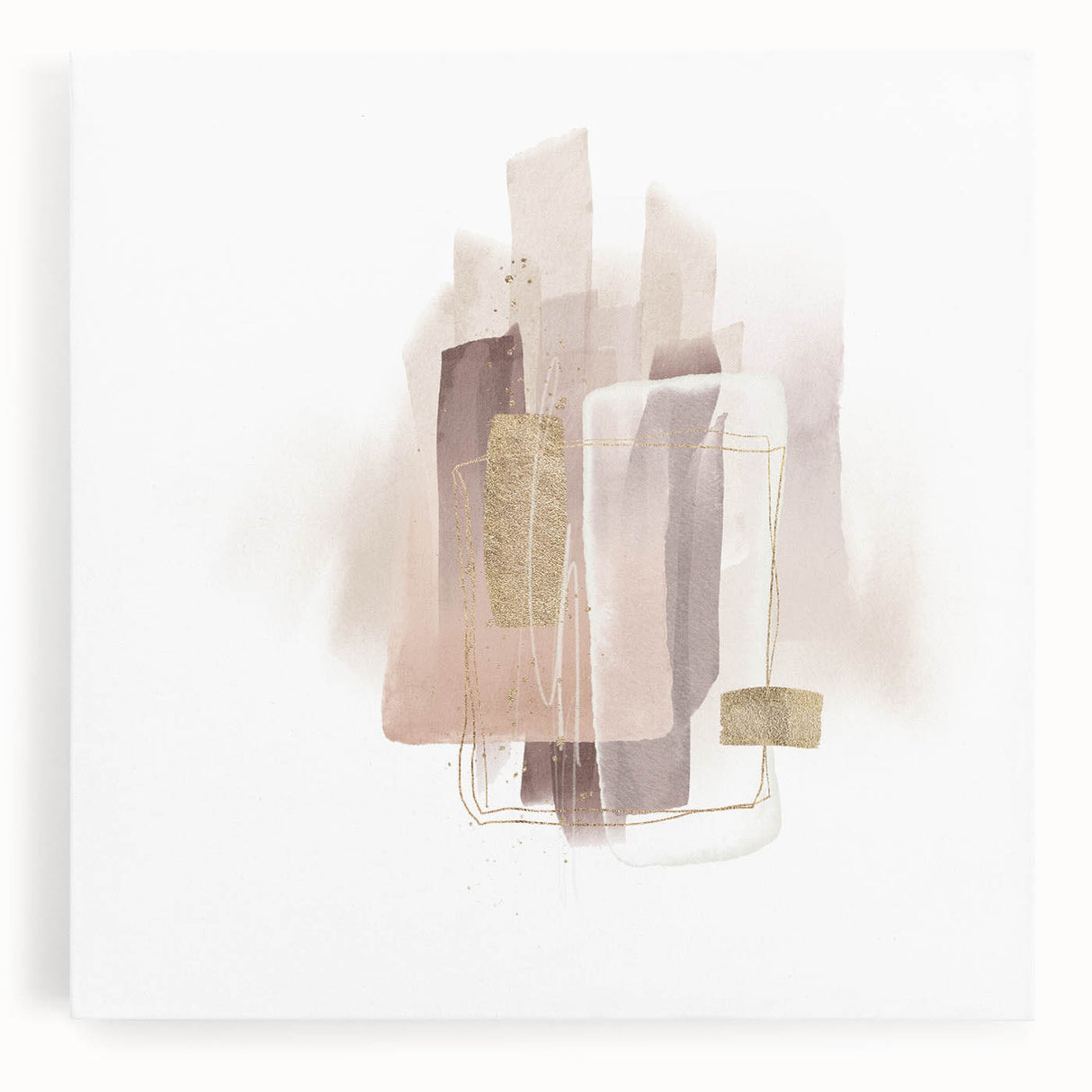 Contemporary Geometric Wall Decor – Minimalist Abstract Canvas Print