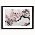 Fluid Abstract Wall Art - Contemporary Fluid Art Pieces in Blue & Gold