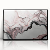 Fluid Abstract Wall Art - Contemporary Fluid Art Pieces in Blue & Gold