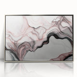 Fluid Abstract Wall Art - Contemporary Fluid Art Pieces in Blue & Gold