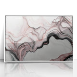 Fluid Abstract Wall Art - Contemporary Fluid Art Pieces in Blue & Gold
