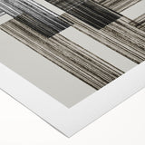 Structured Silence – Minimalist Abstract Wall Art in Gray and Black
