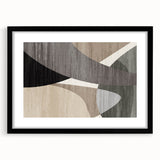 Curved Essence – Modern Abstract Art from Earthen Harmony Abstracts