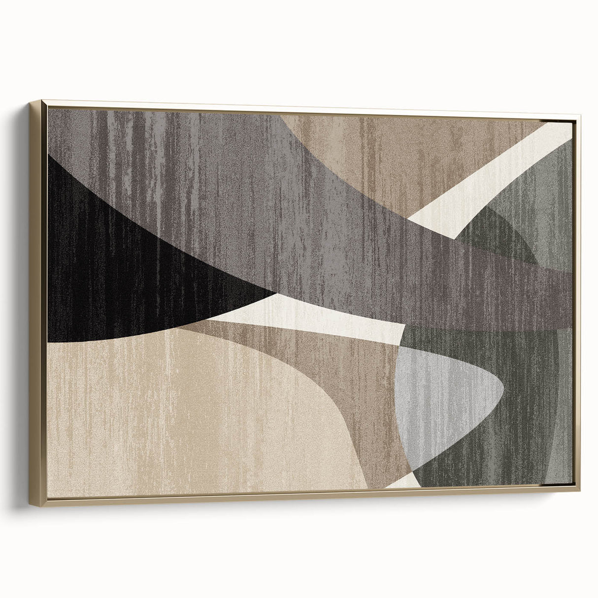 Curved Essence – Modern Abstract Art from Earthen Harmony Abstracts