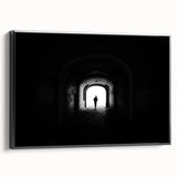 Contemporary City Wall Decor – Black & White Urban Art Print