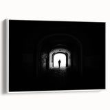 Contemporary City Wall Decor – Black & White Urban Art Print