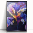 Abstract Fluid Canvas Art - Contemporary Fluid Art Pieces in Purple