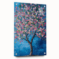 Cherry Blossom in Blue – Botanical Tree Art Prints & Wall Decor