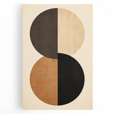 Minimalist Wall Art for Modern Interiors – Earth Tone Geometric Print