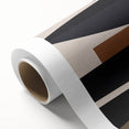 Linear Motion – Minimalist Wall Decor in Earthen Harmony Abstracts