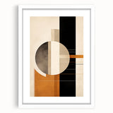 Contemporary Minimalist Wall Art – Geometric Abstract Earth Tones