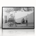 Urban Landscape Photography Decor – Street Musician Wall Art