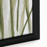 Earthen Harmony Abstracts – Olive Green and Light Gray Wall Art