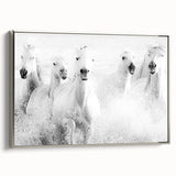 Wild Horses in Motion - Black & White Fine Art Photography
