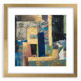 Golden Layers – Contemporary Canvas Art from Earthen Harmony Abstracts