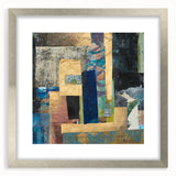 Golden Layers – Contemporary Canvas Art from Earthen Harmony Abstracts
