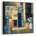 Golden Layers – Contemporary Canvas Art from Earthen Harmony Abstracts