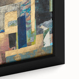 Golden Layers – Contemporary Canvas Art from Earthen Harmony Abstracts