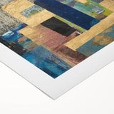 Golden Layers – Contemporary Canvas Art from Earthen Harmony Abstracts