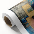 Golden Layers – Contemporary Canvas Art from Earthen Harmony Abstracts