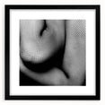 Abstract Body in Fishnets - Black & White Fine Art Photography