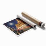 Contemporary City Wall Decor – London Street Night Photography