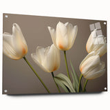 Vibrant floral canvas print showcasing a colorful array of blooming flowers in intricate detail, perfect for home decor and adding a touch of nature's beauty.