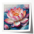 Vibrant close-up of a delicate pink flower with intricate petal details, showcasing natural beauty and color variations, perfect for floral decor or nature-themed projects.