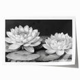 Vibrant floral canvas art print showcasing colorful wildflowers in a lush garden setting, beautifully rolled and packaged for easy display or gifting.