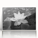 Vibrant floral canvas art print showcasing a detailed arrangement of colorful flowers, ideal for brightening home decor, presented in a protective tube.