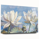 Vibrant floral canvas print showcasing a burst of colorful flowers in a modern design, perfect for enhancing home decor and adding a cheerful touch.