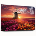 Vibrant floral canvas print showcasing a colorful arrangement of assorted flowers, ideal for brightening home decor and enhancing interior aesthetics.