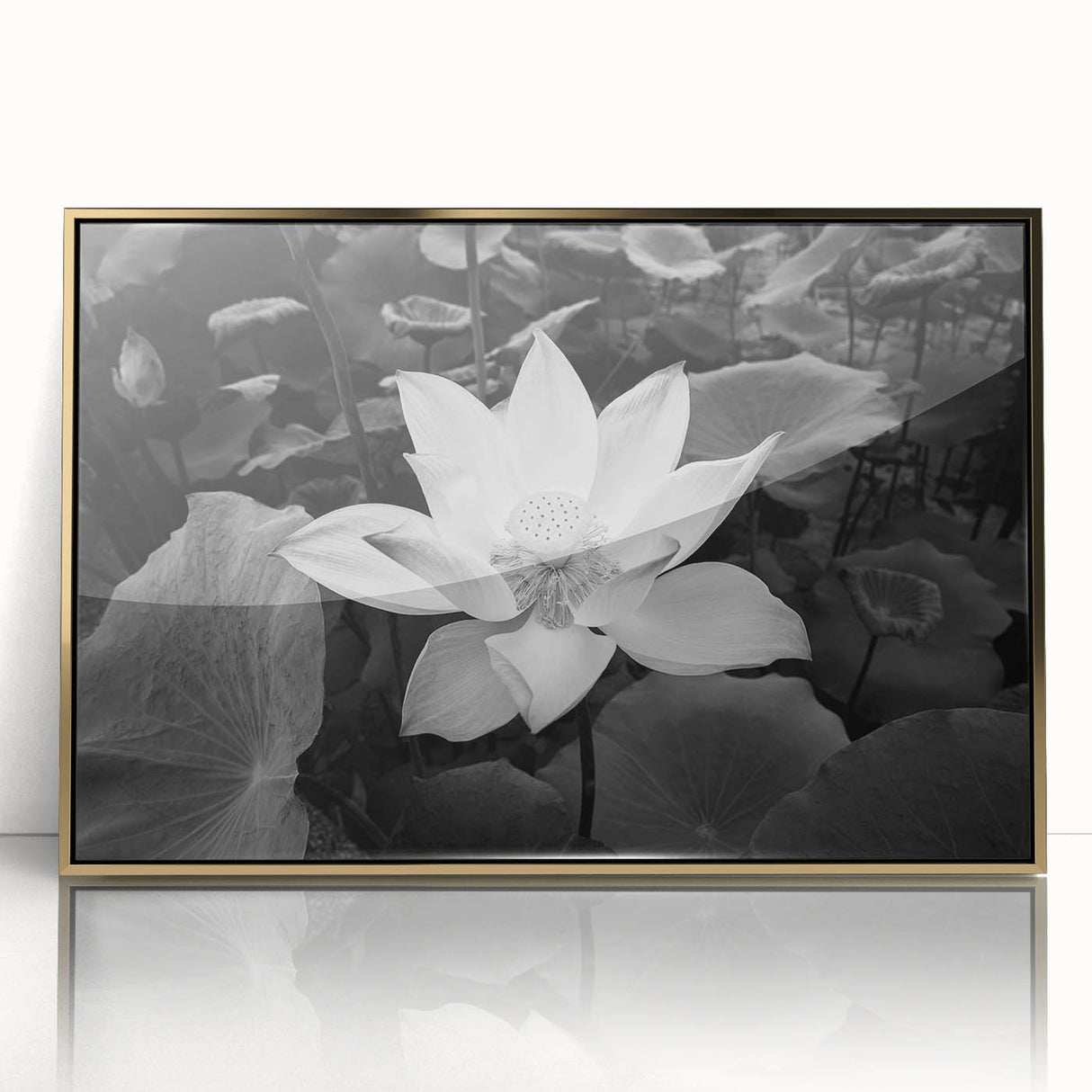 Vibrant flower canvas print showcasing intricate floral patterns in bright colors, elegantly rolled and secured in a protective cardboard tube for safe shipping.