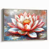 Vibrant floral canvas artwork showcasing an intricate design of colorful flowers on a textured background, ideal for home decor and art enthusiasts.