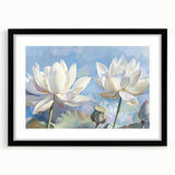 Vibrant floral canvas artwork showcasing intricate details and rich colors, ideal for home decor or art enthusiasts, presented in a durable cardboard tube for safe delivery.