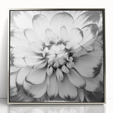 Vibrant floral canvas artwork showcasing a colorful array of flowers in shades of pink, yellow, and green, perfect for brightening home decor and adding a touch of nature.