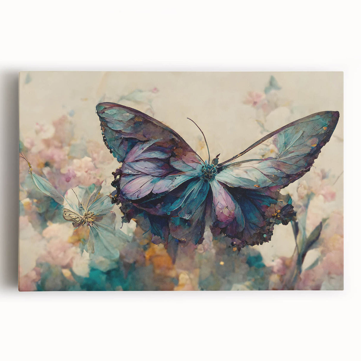 Detailed illustration of a vibrant insect mural showcasing intricate patterns and bold colors, ideal for enhancing modern home decor or educational displays.