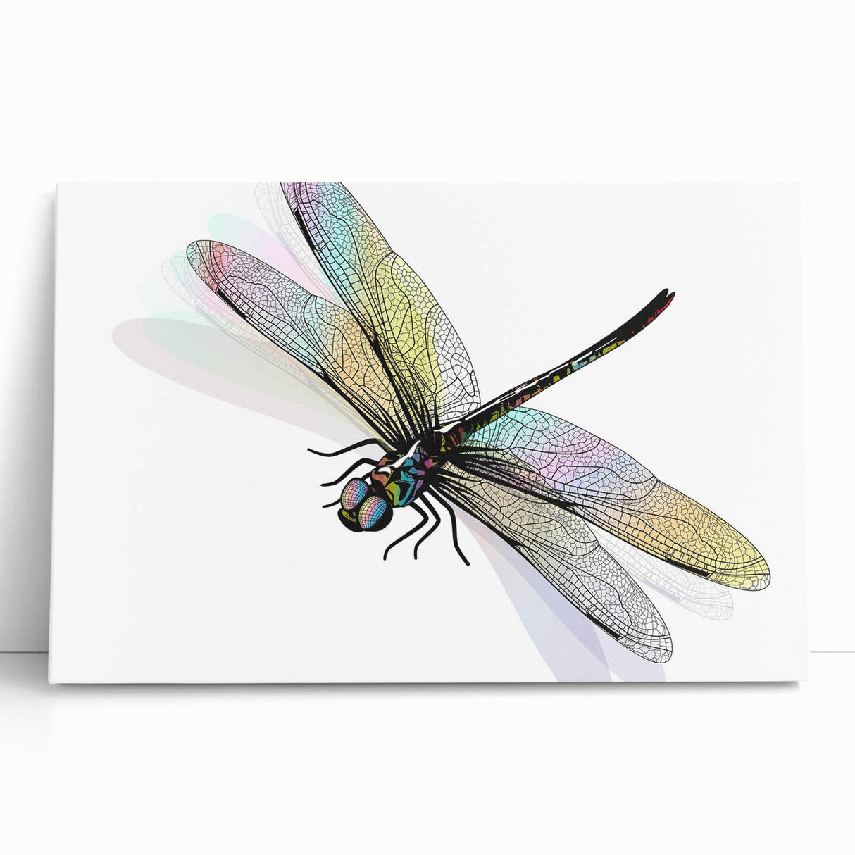 Vibrant insect illustration showcasing intricate details and vivid colors, ideal for educational purposes or nature-themed decor, highlighting biodiversity.