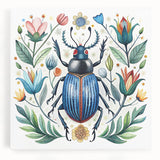 Colorful close-up of a vibrant insect illustration showcasing intricate details and textures, ideal for nature enthusiasts and art collectors. Perfect for wall decor or educational purposes.