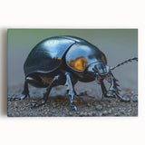 Close-up of a vibrant insect illustration showcasing detailed patterns and colors, perfect for nature-themed decor or educational purposes.