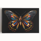 Colorful close-up of a vibrant insect illustration showcasing intricate details and patterns, perfect for nature-themed decor or educational use.