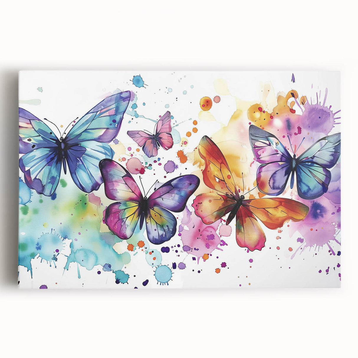 Detailed close-up of a vibrant insect illustration showcasing intricate patterns and colors, set against a light background, perfect for nature enthusiasts and art decor.