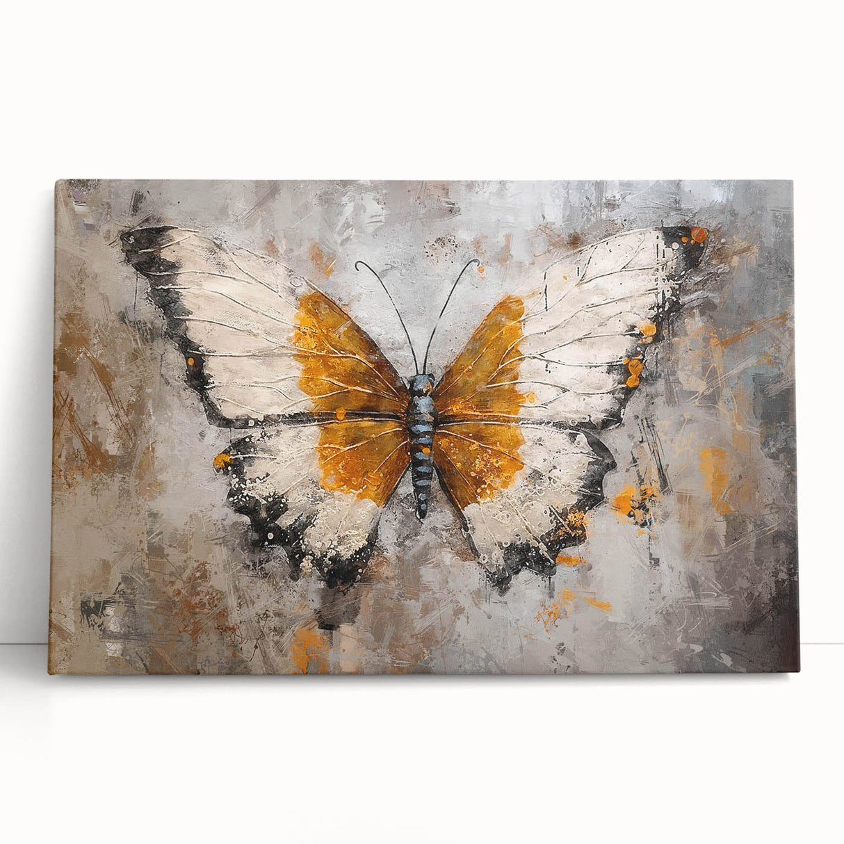 Close-up of a vibrant insect illustration showcasing intricate details and vivid colors on a textured canvas, designed for nature enthusiasts and art collectors. This artwork captures the beauty of insects, perfect for enriching home decor or educational spaces.