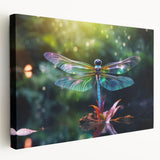 A vibrant insect illustration showcasing detailed features of a colorful butterfly with intricate wing patterns, set against a soft, blurred background.