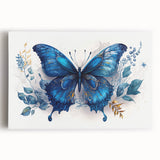 Detailed illustration of a vibrant insect design showcasing intricate patterns and colors, presented on a rolled canvas for decorative wall art. Ideal for nature enthusiasts and art lovers, this piece adds a unique touch to any interior space.