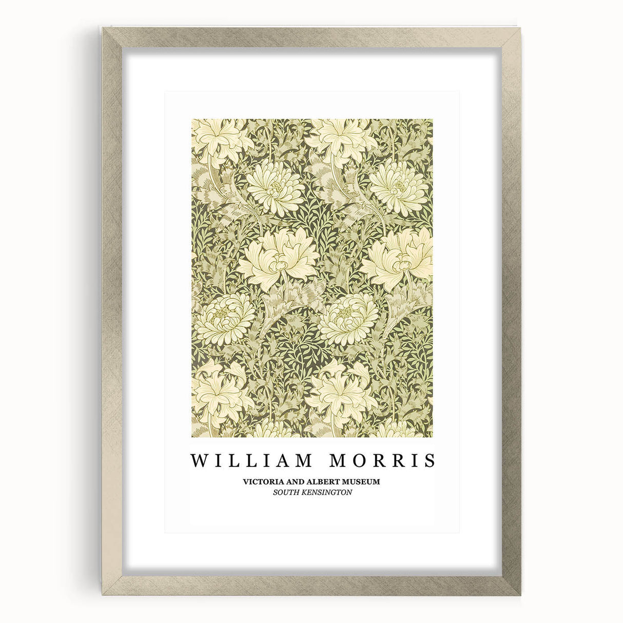 Textured abstract art print in muted gray and blue tones on canvas, suitable for modern bedroom decor.
