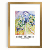 Textured abstract art print in earthy tones on canvas, ideal for modern bedroom ambiance.
